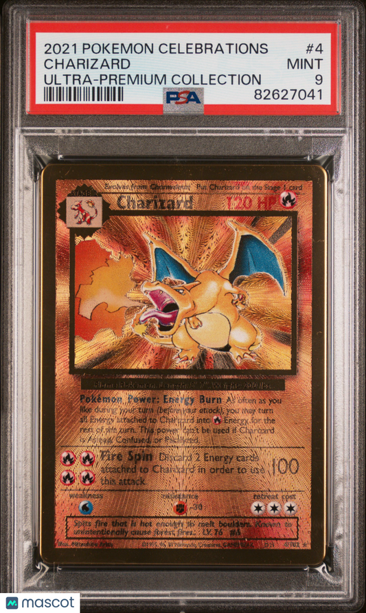2021 Pokemon Celebrations Ultra-Premium Collection Charizard #4 PSA 9