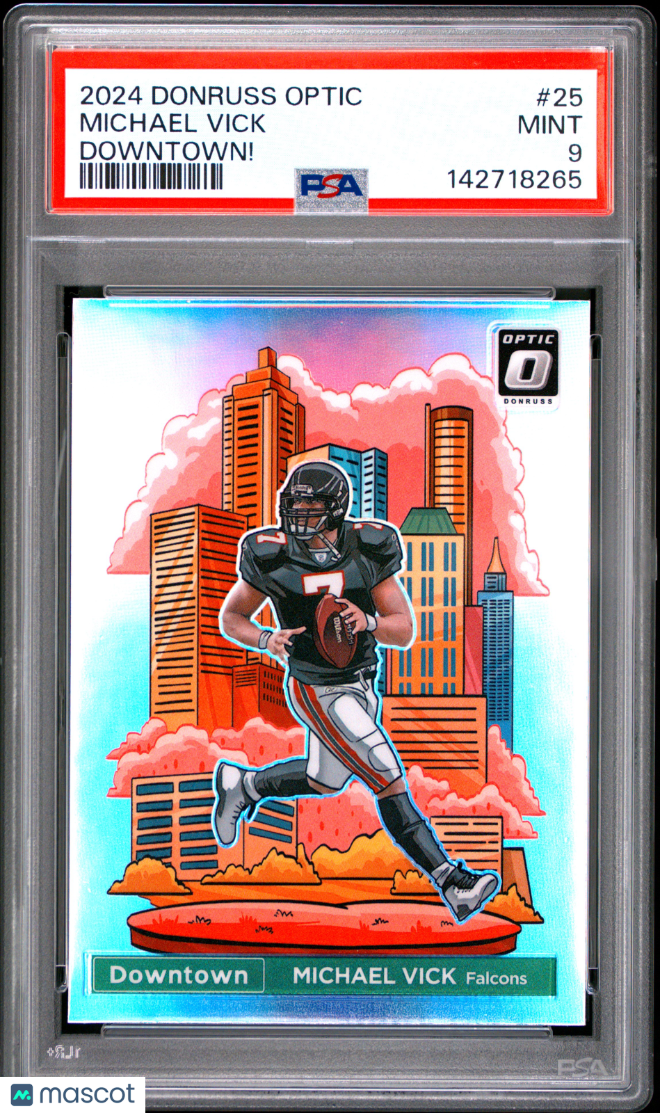 2024 Panini Donruss Optic Downtown! Michael Vick #25 PSA 9