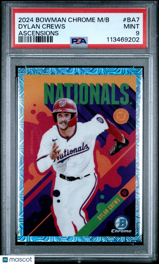 2024 Bowman Chrome Mega Box Bowman Ascensions Dylan Crews #BA7 PSA 9