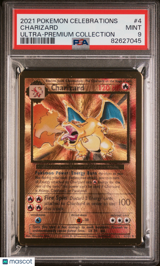 2021 Pokemon Celebrations Ultra-Premium Collection Charizard #4 PSA 9