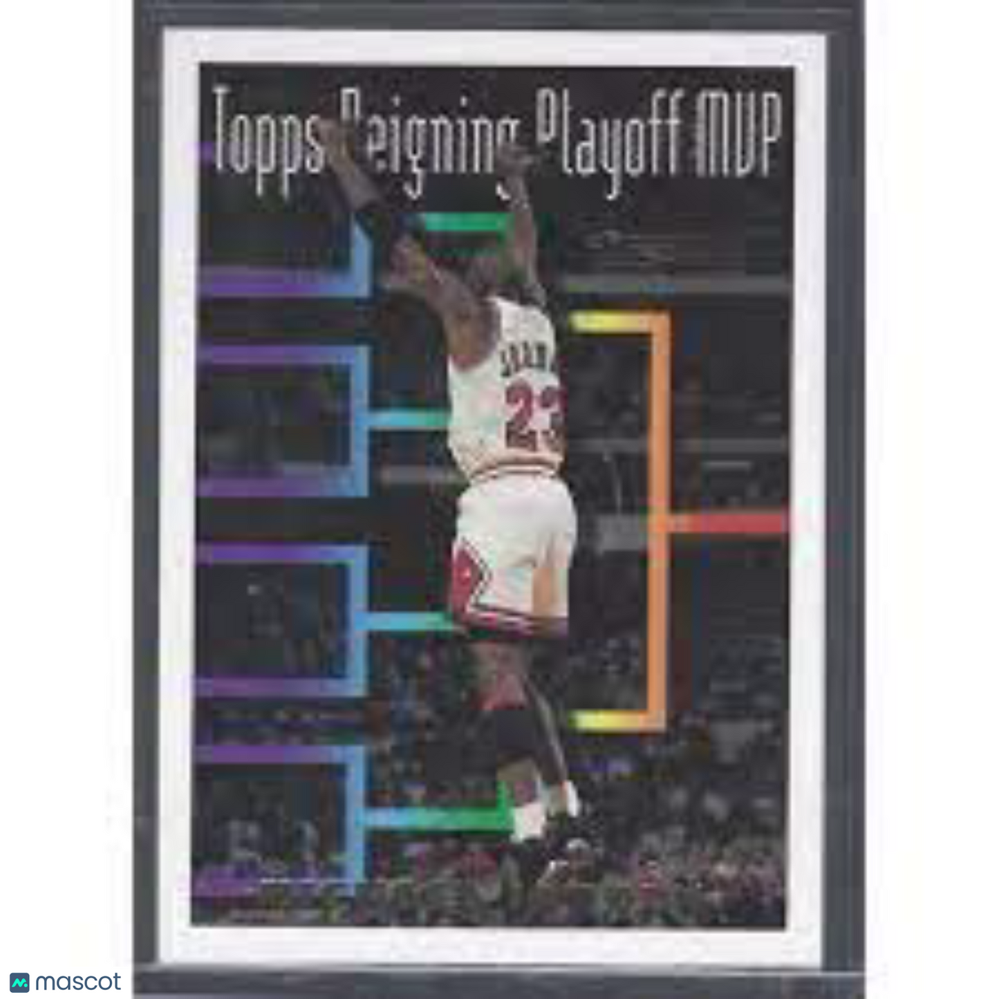 1993 TOPPS MICHAEL JORDAN #199 REIGNING PLAYOFF MVP AGS 9.5