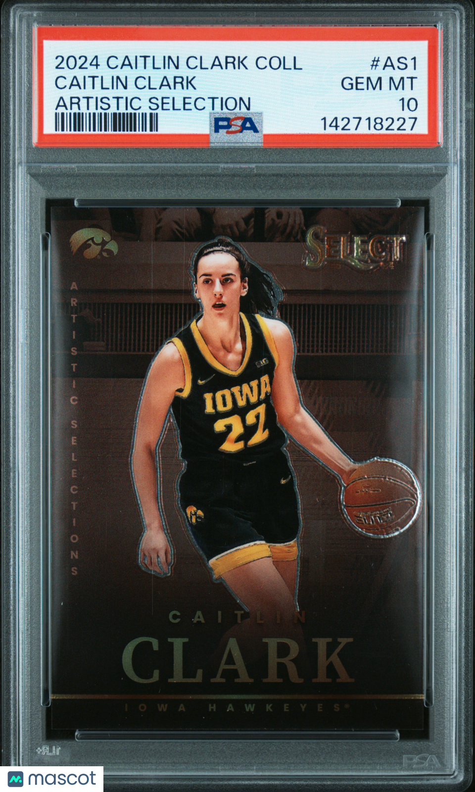 2024 Panini Caitlin Clark Collection Artistic Selection Caitlin Clark #AS1 PSA 10