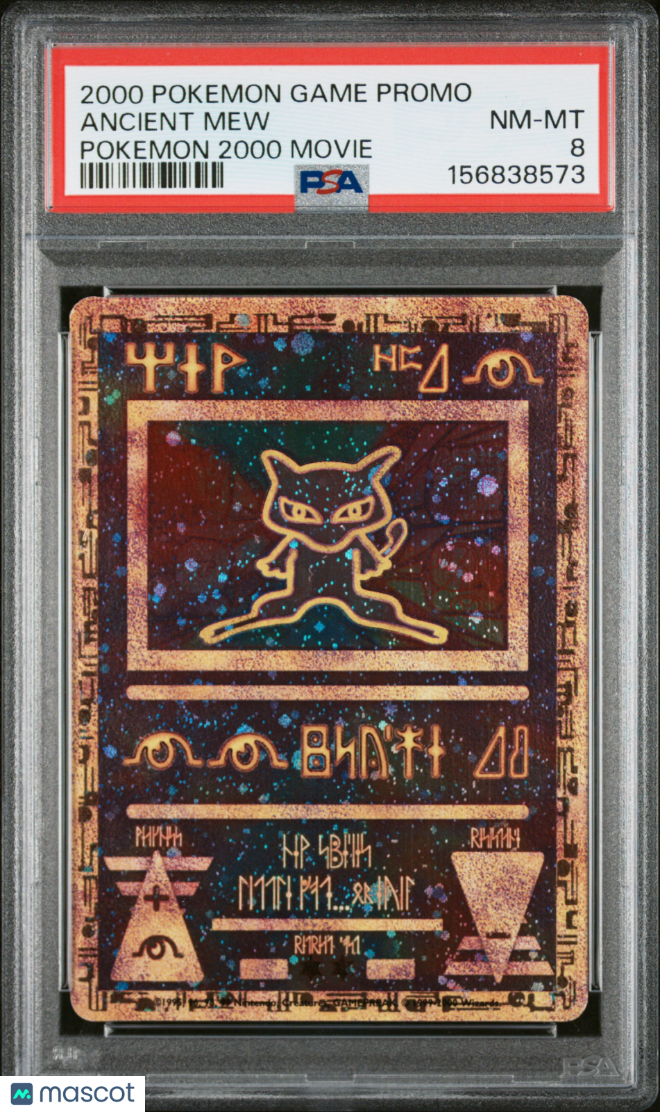 2000 Pokemon Game Movie Ancient Mew Pokemon 2000 Movie PSA 8