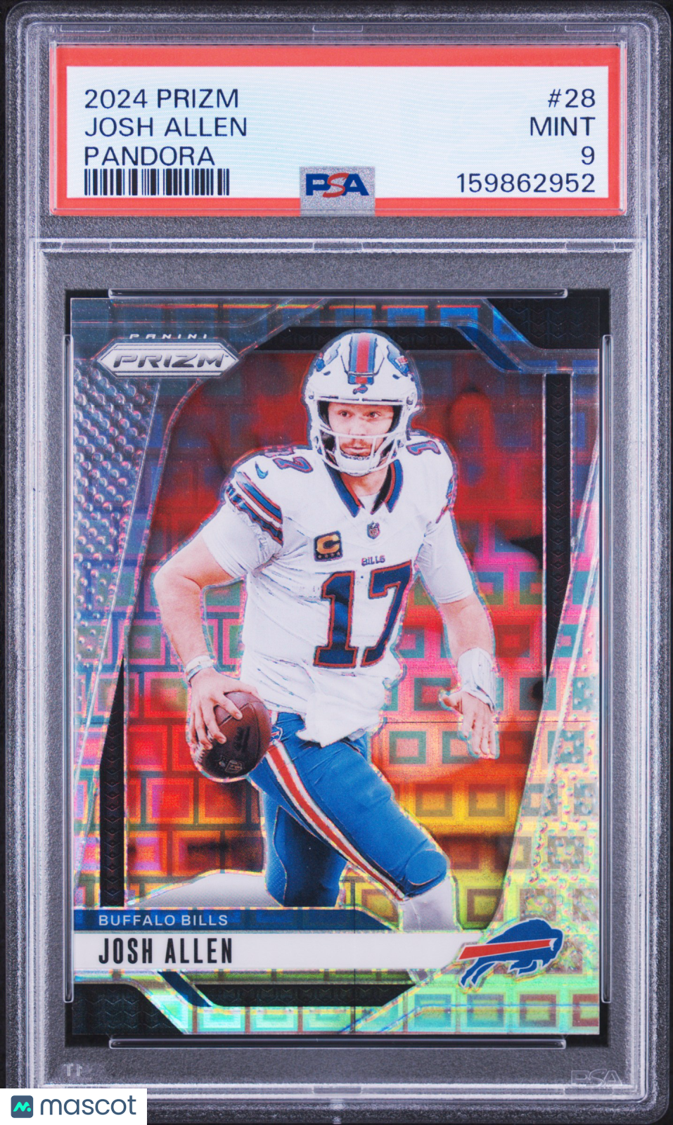 2024 Panini Prizm Josh Allen #28 Pandora PSA 9
