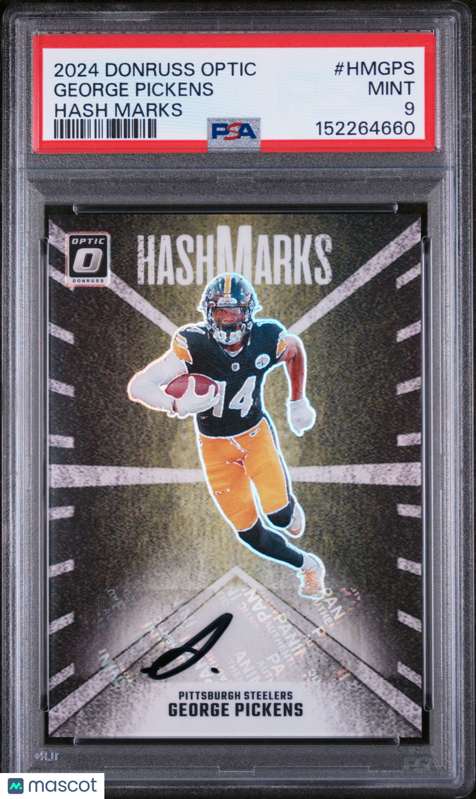 2024 Panini Donruss Optic Hash Marks George Pickens #HMGPS PSA 9