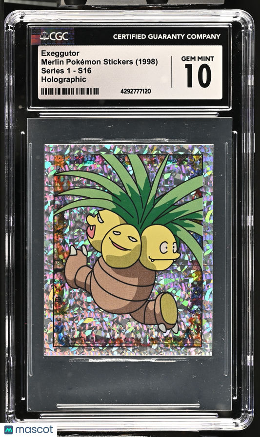 1998 Merlin Series 1 Exeggutor #S16 Special Glitter CGC 10