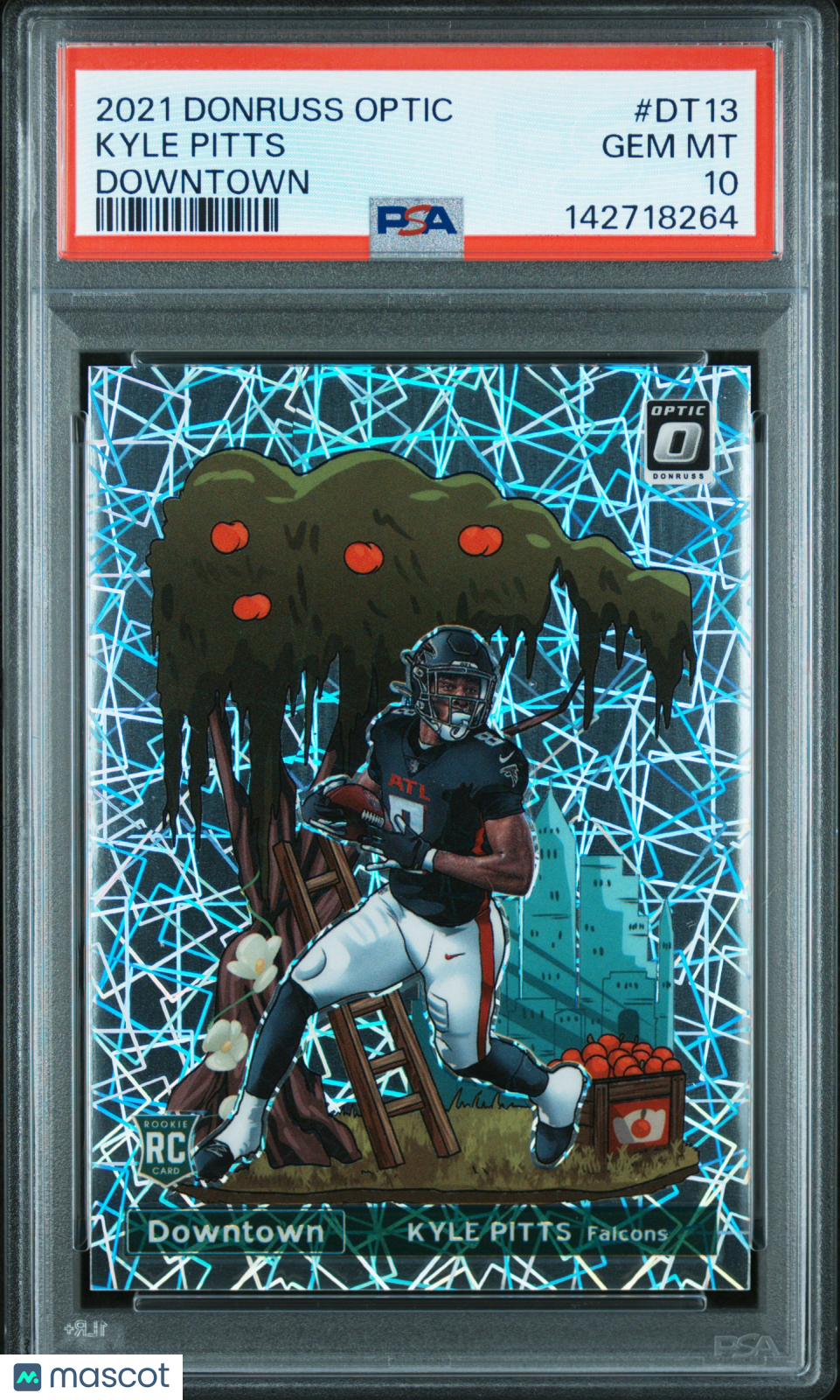 2021 Panini Donruss Optic Downtown Kyle Pitts #DT13 PSA 10