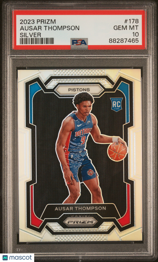 2023 Panini Prizm Ausar Thompson #178 Silver PSA 10