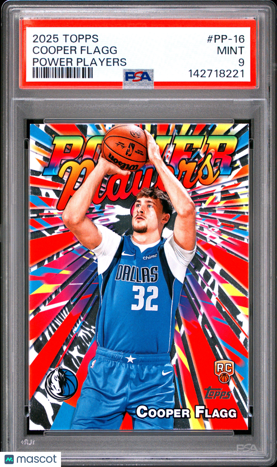 2025 Topps Power Players Cooper Flagg #PP-16 PSA 9