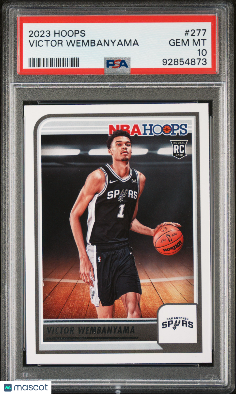 2023 Panini NBA Hoops Victor Wembanyama #277 PSA 10
