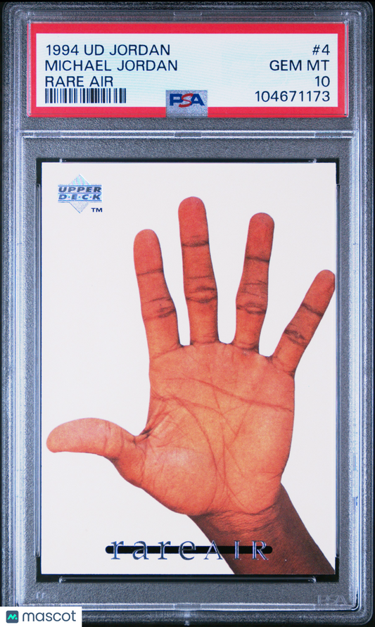 1994 Upper Deck MJ Rare Air Michael Jordan #4 PSA 10