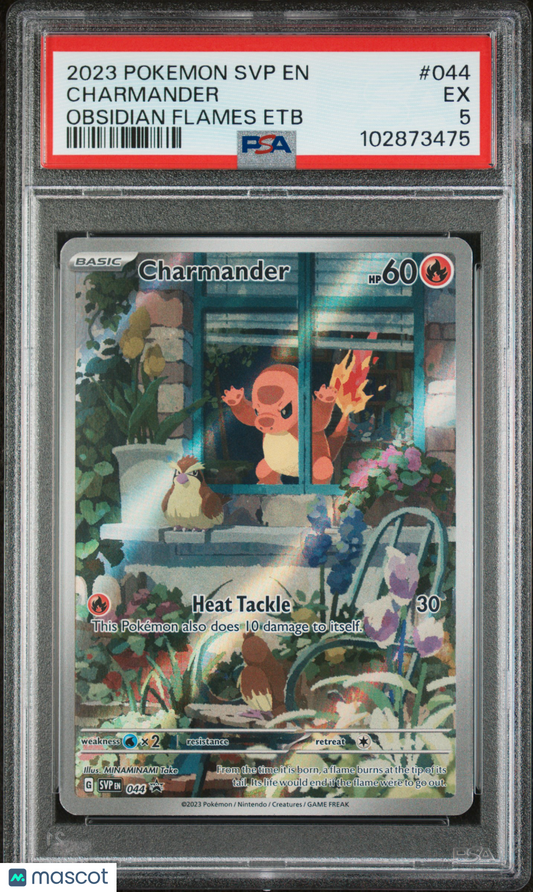 2023 Pokemon SVP EN-SV Black Star Promo Charmander #044 PSA 5