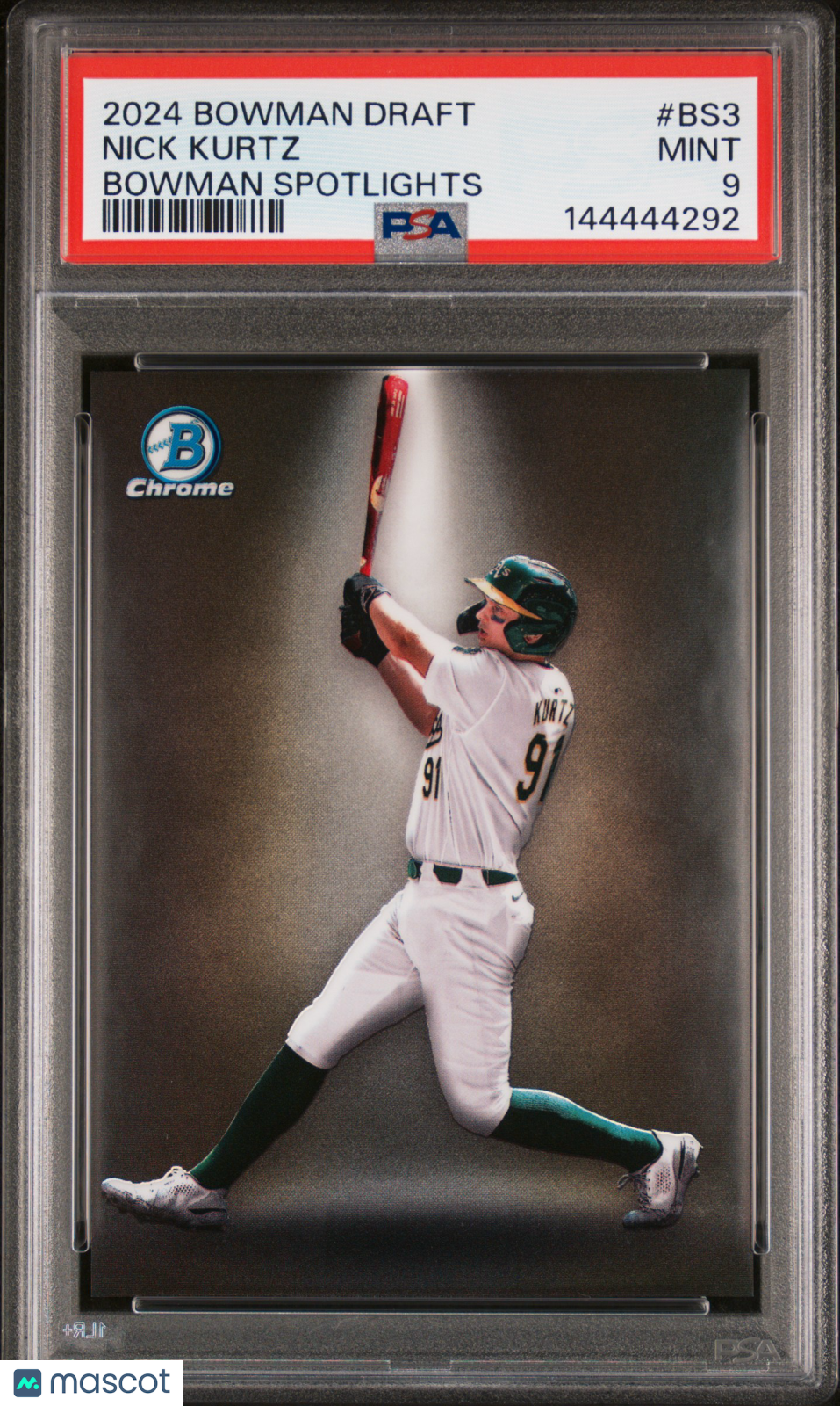 2024 Bowman Draft Bowman Spotlights Nick Kurtz #BS3 PSA 9