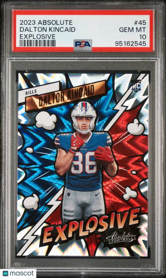 2023 Panini Absolute Explosive Dalton Kincaid #45 PSA 10