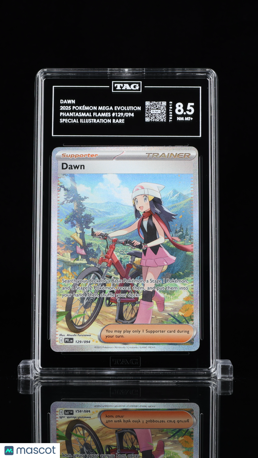 2025 MEGA Pokémon Mega Evolution Dawn #129/094 TAG 8.5
