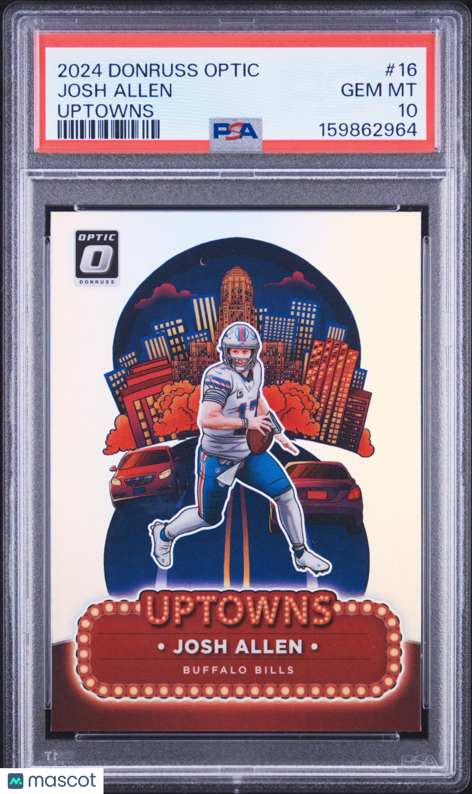 2024 Panini Donruss Optic Uptowns Josh Allen #16 PSA 10