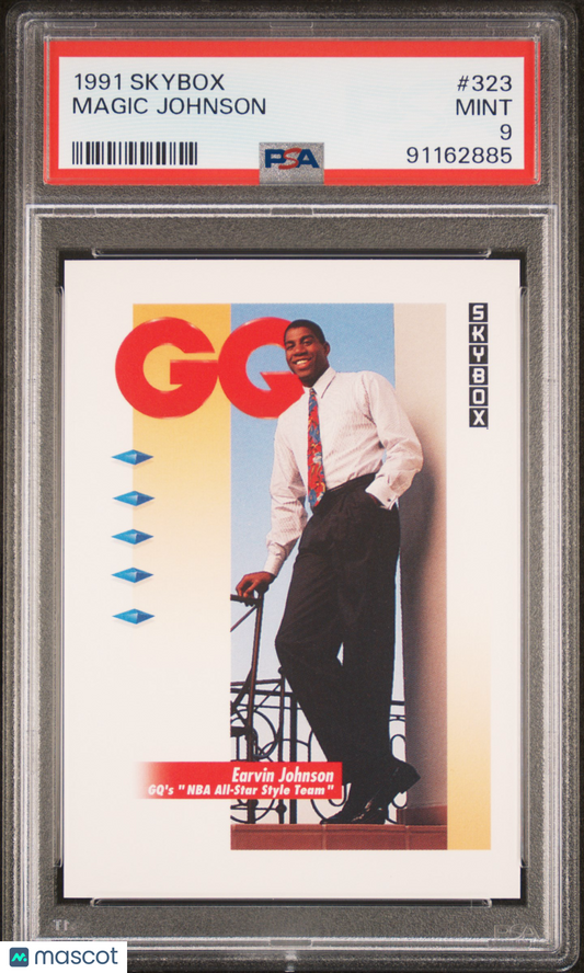 1991 Skybox Magic Johnson #323 PSA 9