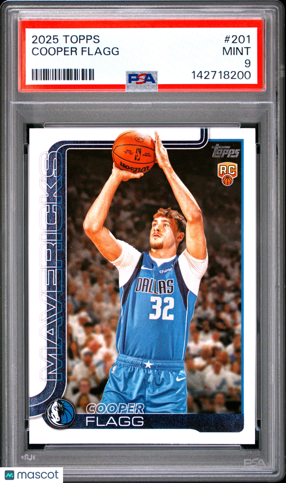 2025 Topps Cooper Flagg #201 PSA 9