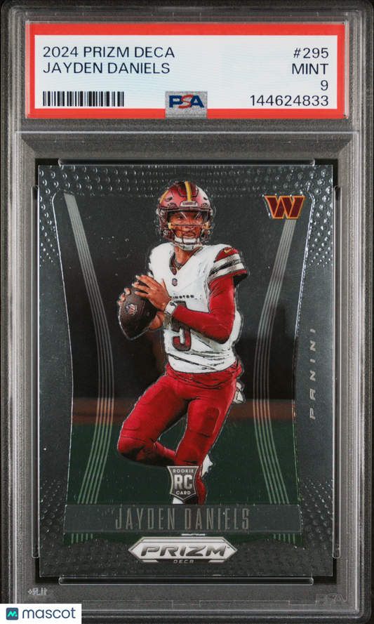 2024 Panini Prizm Deca Jayden Daniels #295 PSA 9
