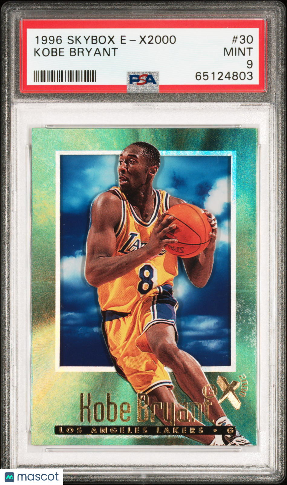 1996 Skybox E-X2000 Kobe Bryant #30 PSA 9