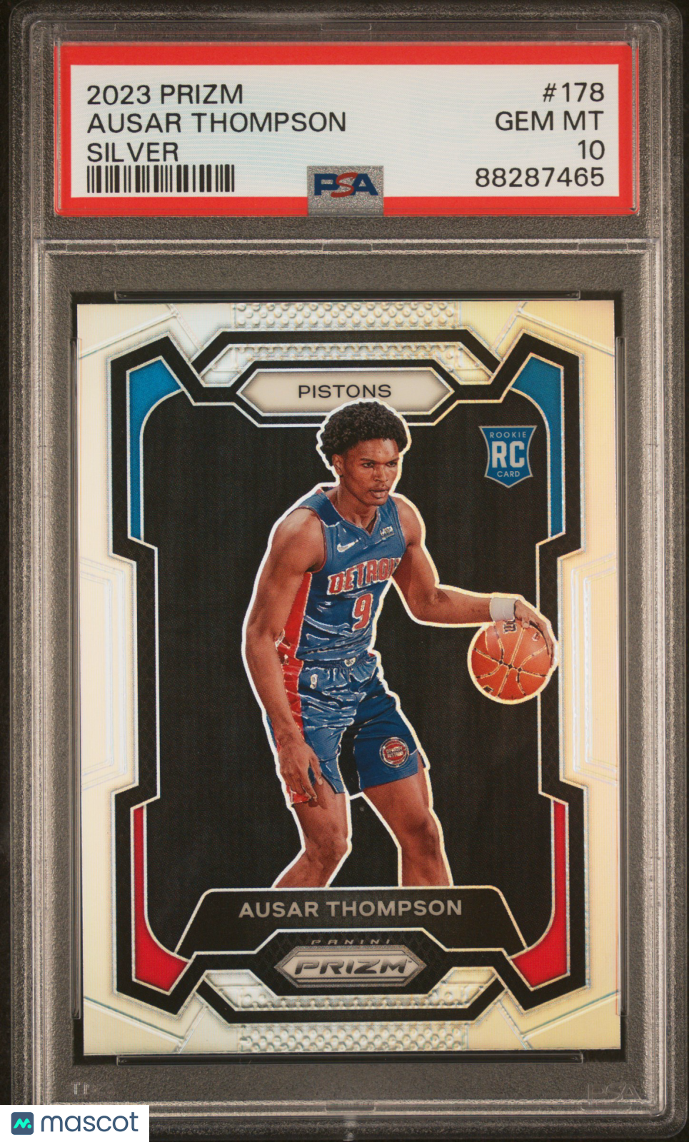 2023 Panini Prizm Ausar Thompson #178 Silver PSA 10