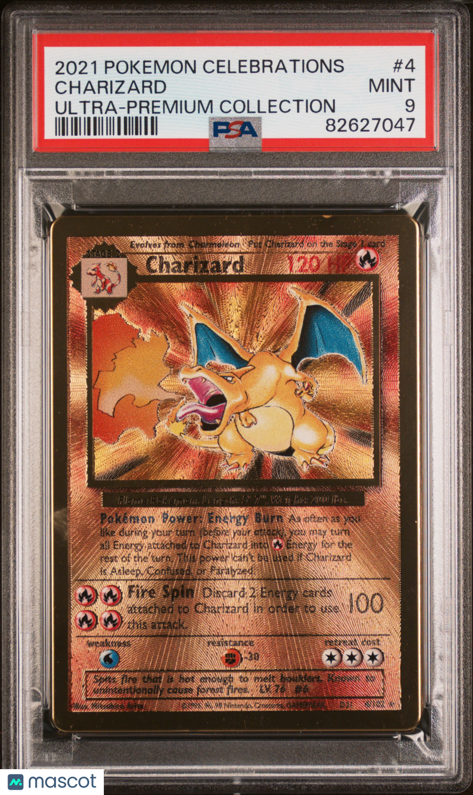 2021 Pokemon Celebrations Ultra-Premium Collection Charizard #4 PSA 9