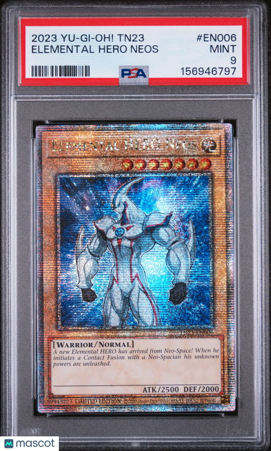 2023 Yu-Gi-Oh! Tn23-25th Anniversary Tin: Dueling Heroes Elemental Hero Neos #EN006 PSA 9