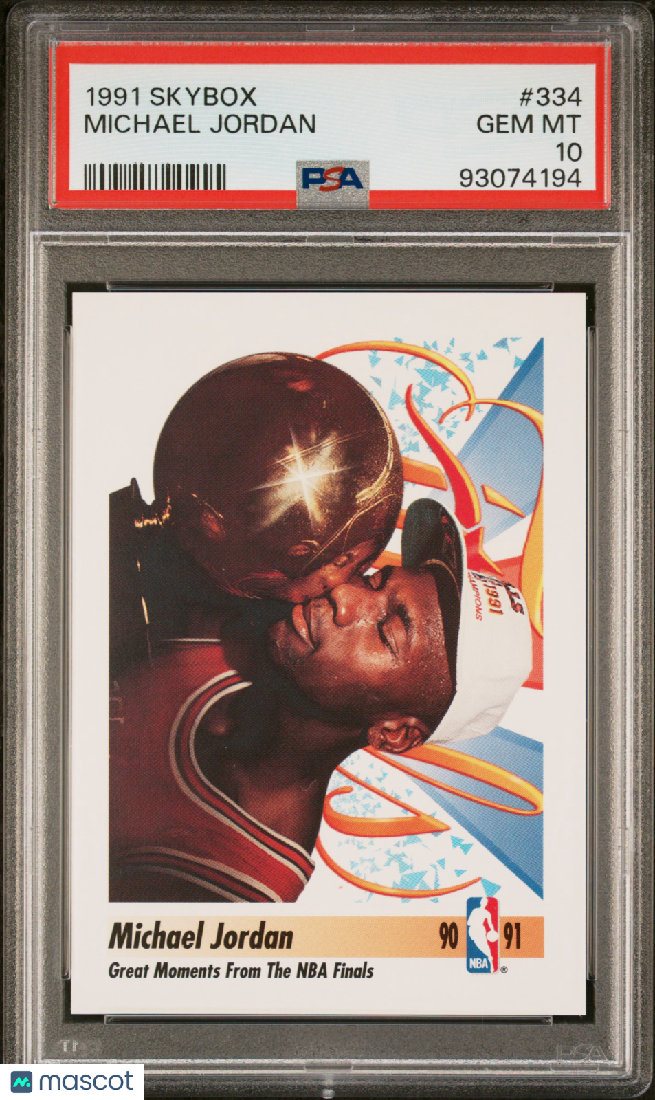 1991 Skybox Michael Jordan #334 PSA 10
