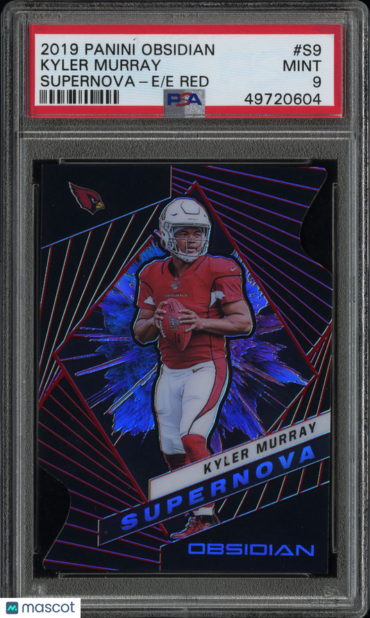 2019 Panini Obsidian Supernova Kyler Murray #S9 Red PSA 9