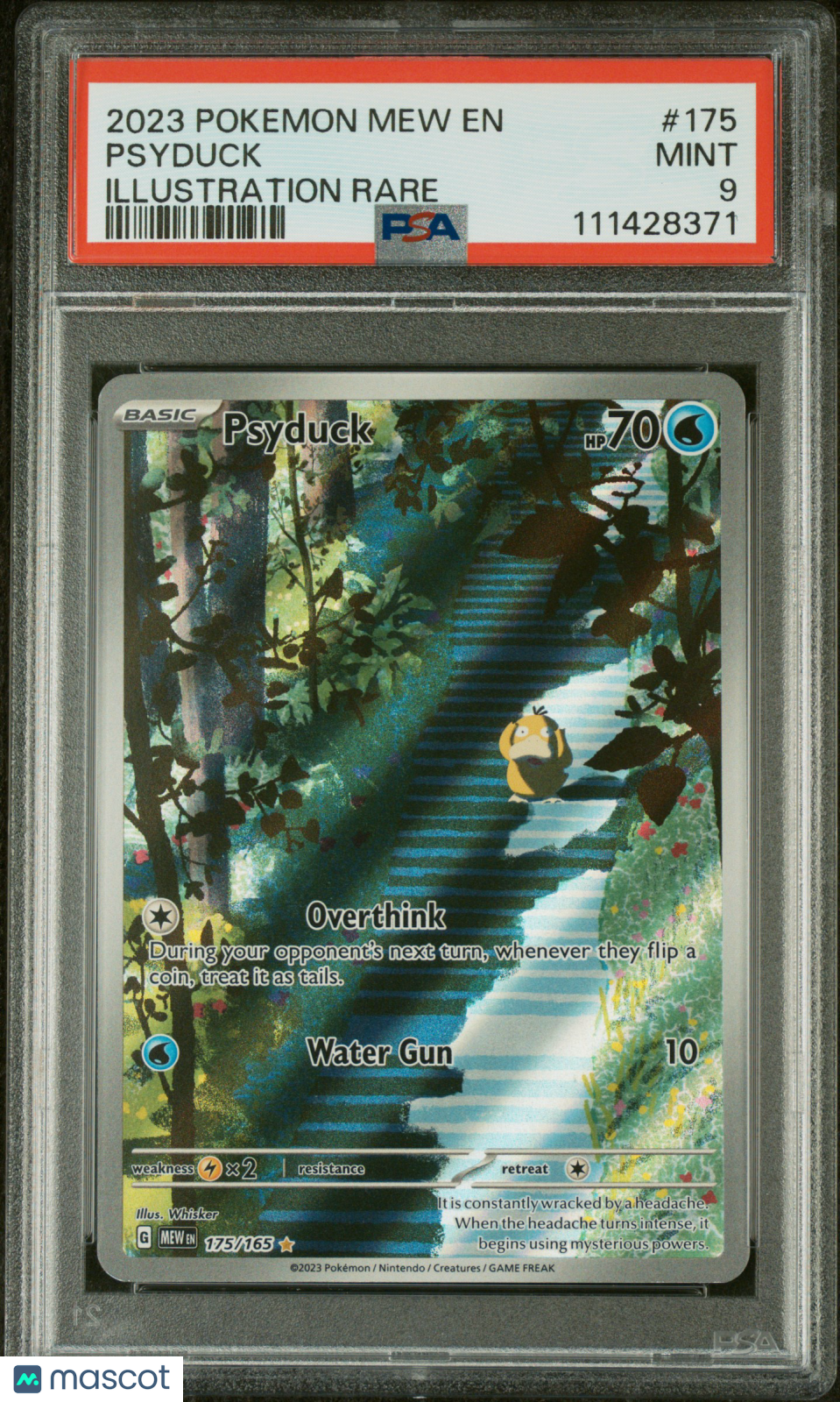 2023 Pokemon Mew EN-151 Psyduck #175 PSA 9