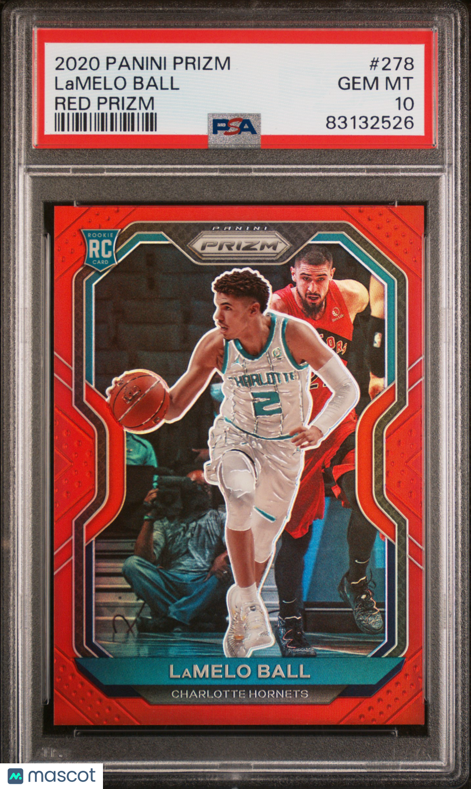 2020 Panini Prizm Lamelo Ball #278 Red Prizm PSA 10