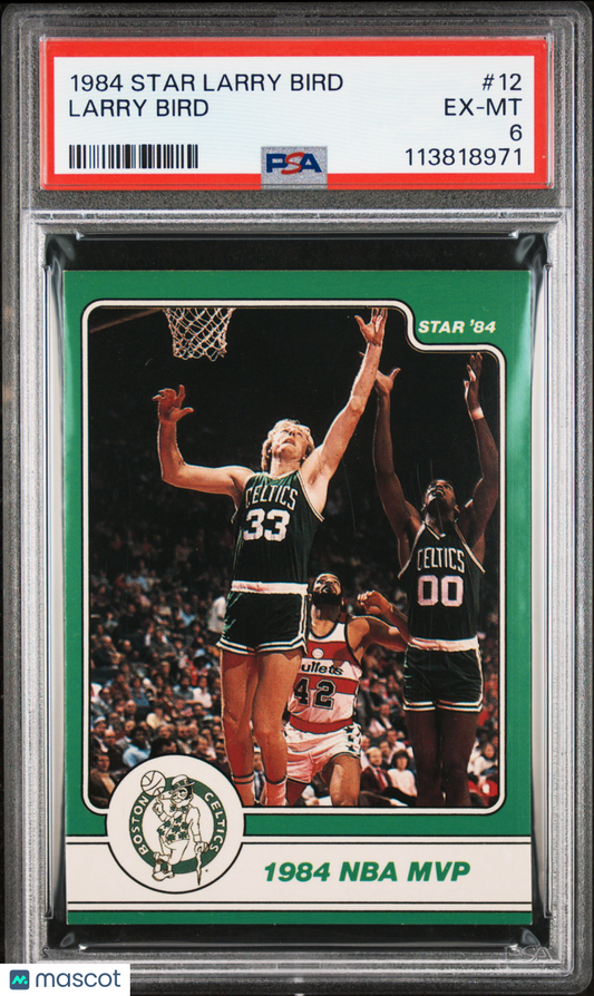 1984 Star Larry Bird #12 PSA 6