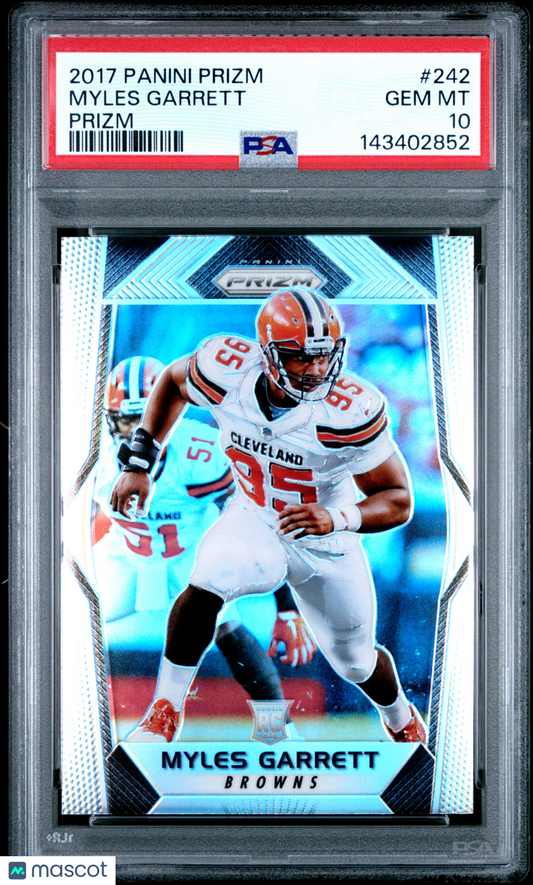 2017 Panini Prizm Myles Garrett #242 PSA 10