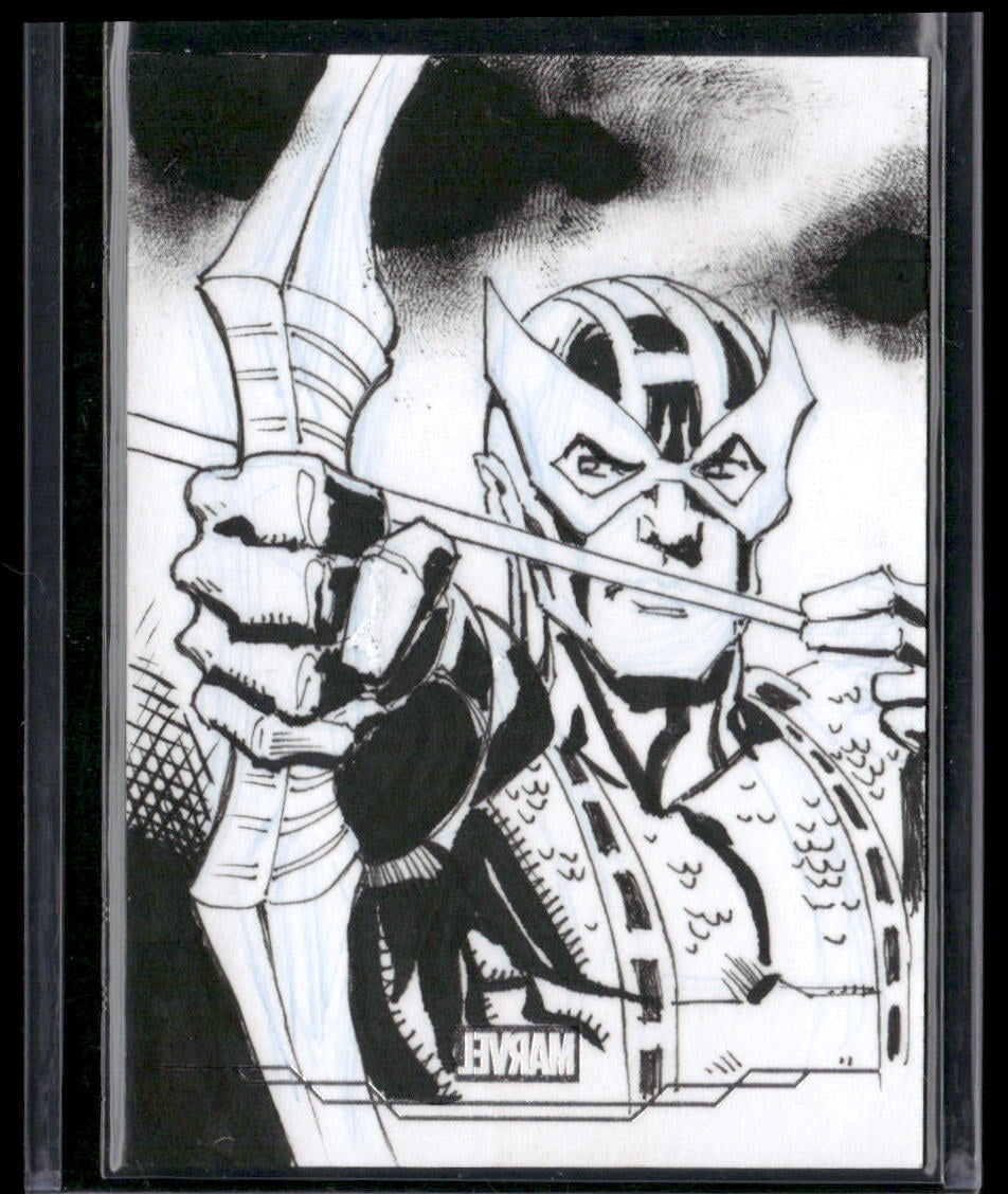 Marvel Hawkeye Sketch Artist Auto 1/1
