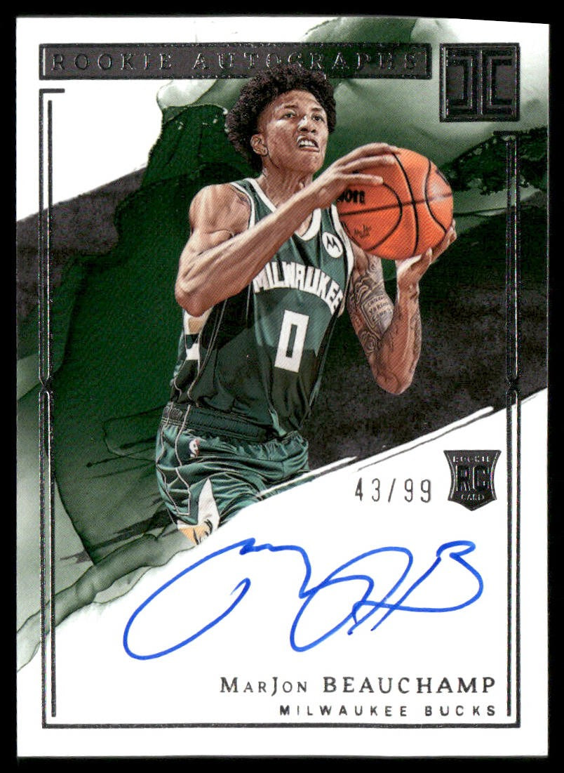 2022-23 Panini Impeccable Marjon Beauchamp auto /99 #RA-MJB
