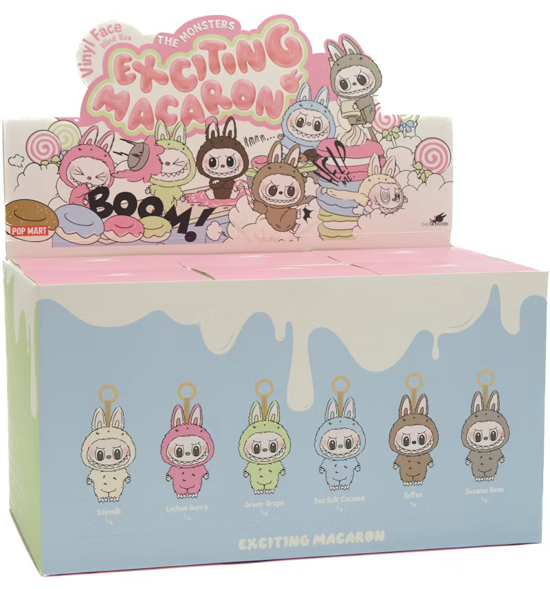 Labubu The Monsters –  Exciting Macaron Vinyl Plush Pendant (Single, Blind Box)