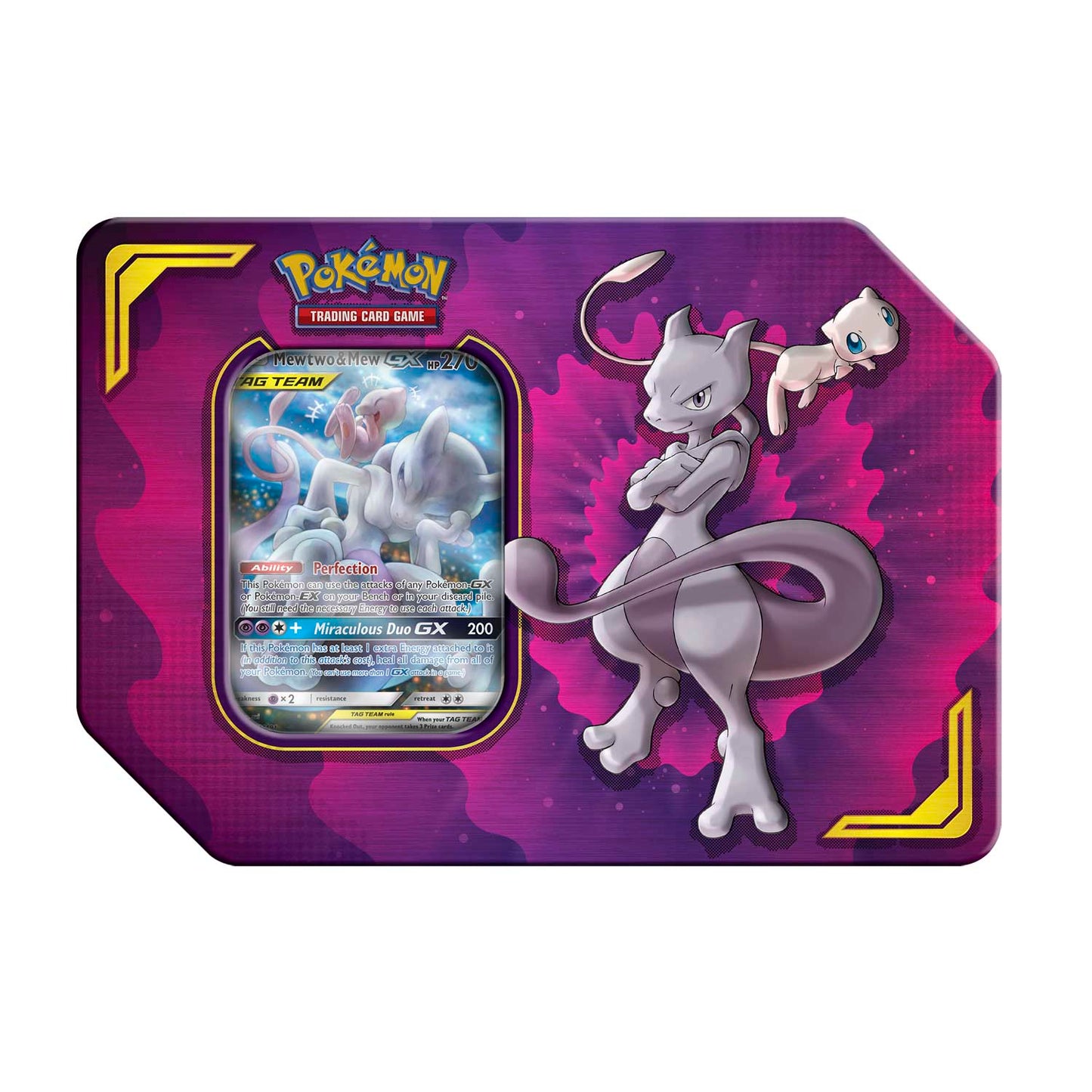 Power Partnership Tin [Mewtwo & Mew GX] - SM - Unified Minds (SM11)