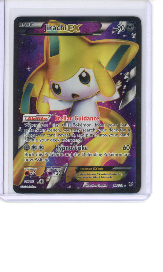 Jirachi EX #98 Pokemon Plasma Blast LP