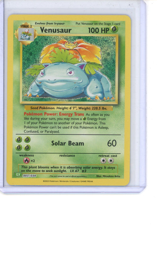 Venusaur #3 Pokemon TCG Classic: Venusaur Deck NM