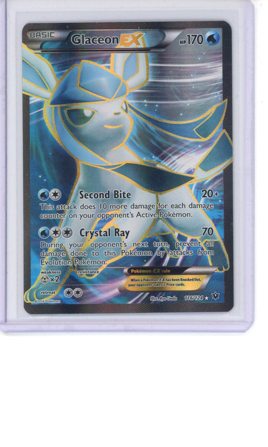 Glaceon EX #116 Pokemon Fates Collide LP