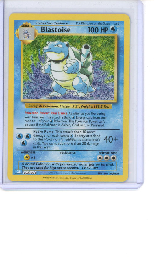 Blastoise #3 Pokemon TCG Classic: Blastoise Deck NM