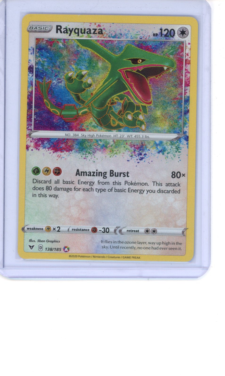 Rayquaza - SWSH04: Vivid Voltage NM