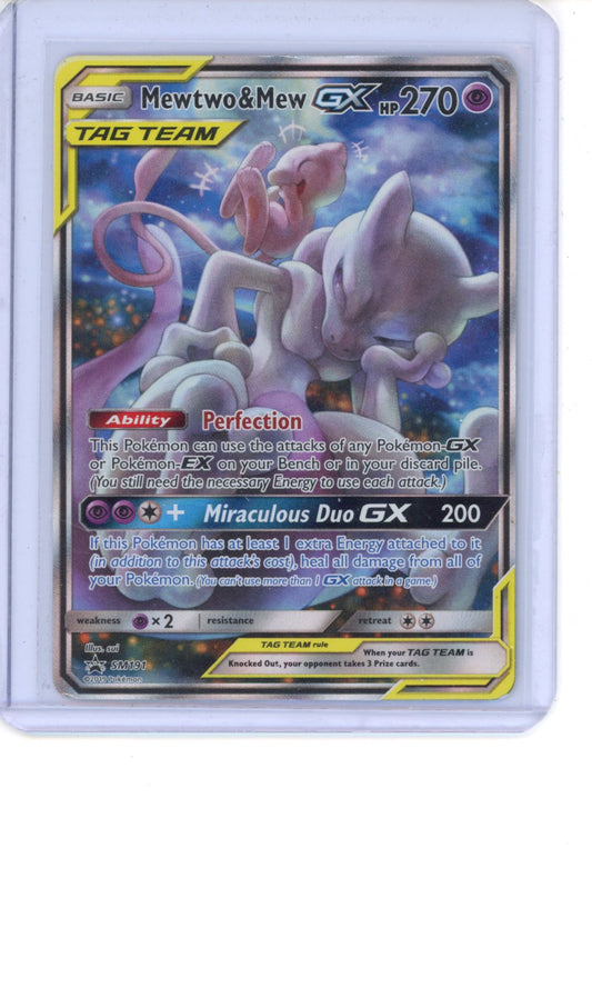 Mewtwo & Mew GX #SM191 Pokemon Promo MP