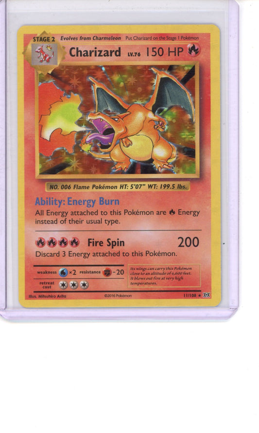 Charizard #11 Pokemon Evolutions NM holo