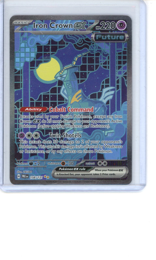 Iron Crown ex 158 Pokemon Prismatic Evolutions NM