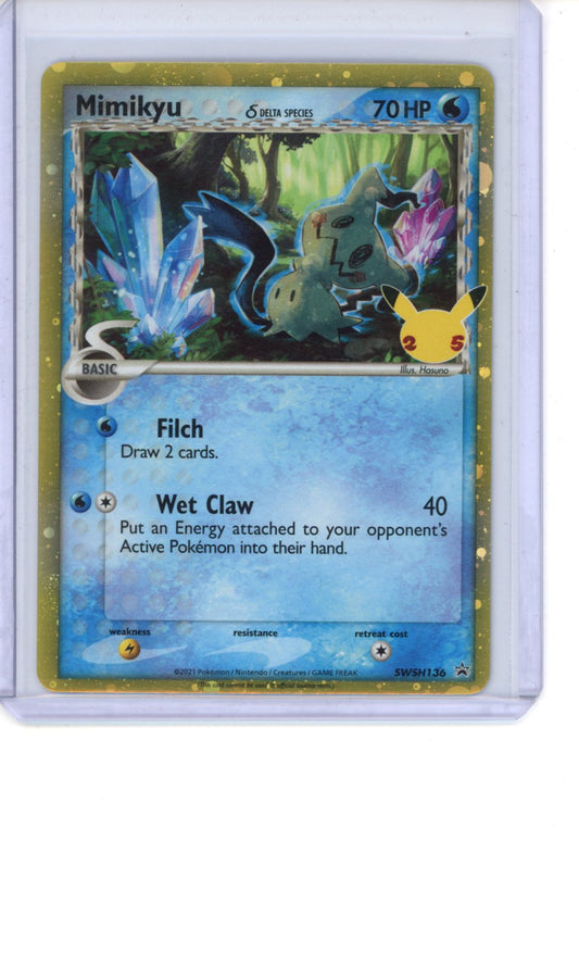 Mimikyu #SWSH136 Pokemon Celebrations NM