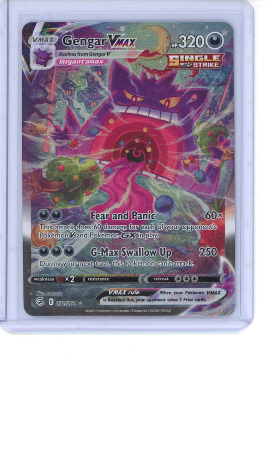 Gengar VMAX #271 Pokemon Fusion Strike DMG
