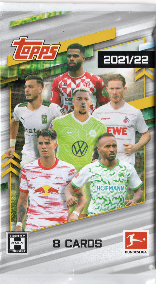2021-22 Topps Bundesliga Soccer Hobby Pack
