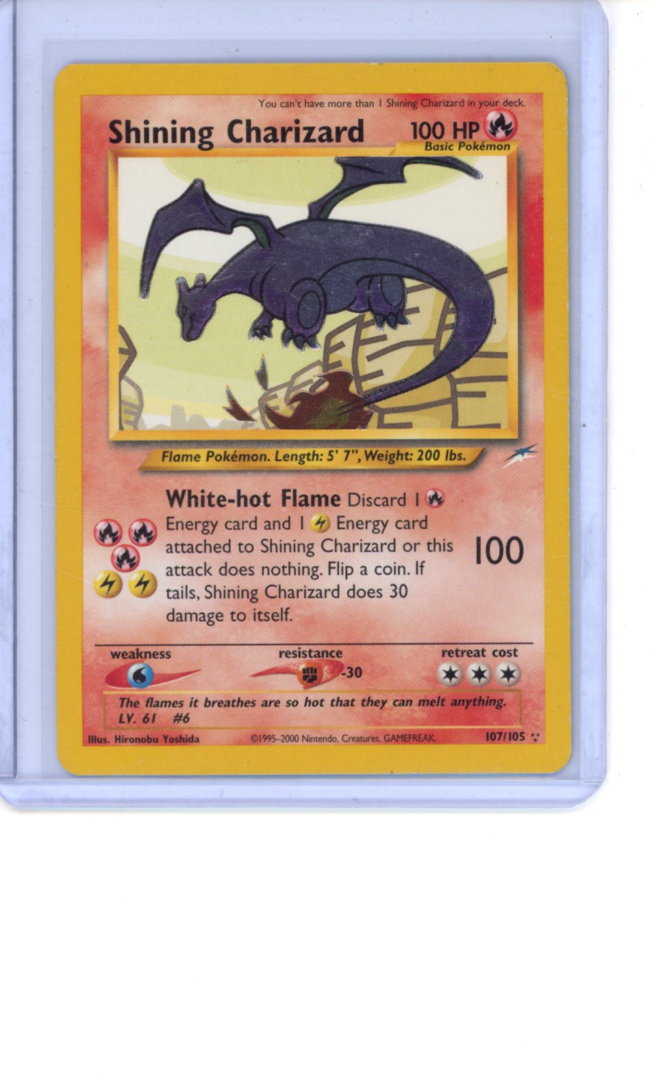 Shining Charizard #107 Pokemon Neo Destiny LP+