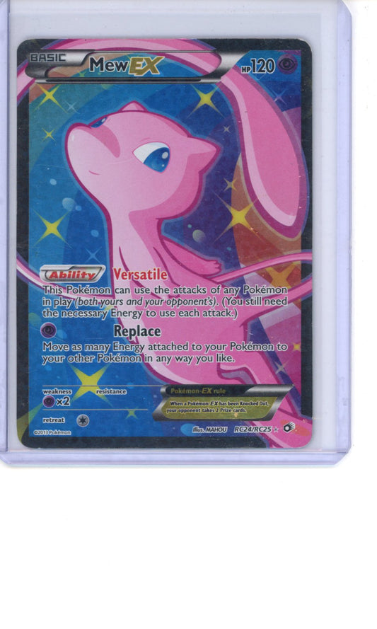 Mew EX #RC24 Pokemon Legendary Treasures DMG